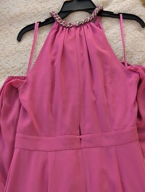 BCBG MAXAZIRA HIGH LOW DRESS Fuchsia